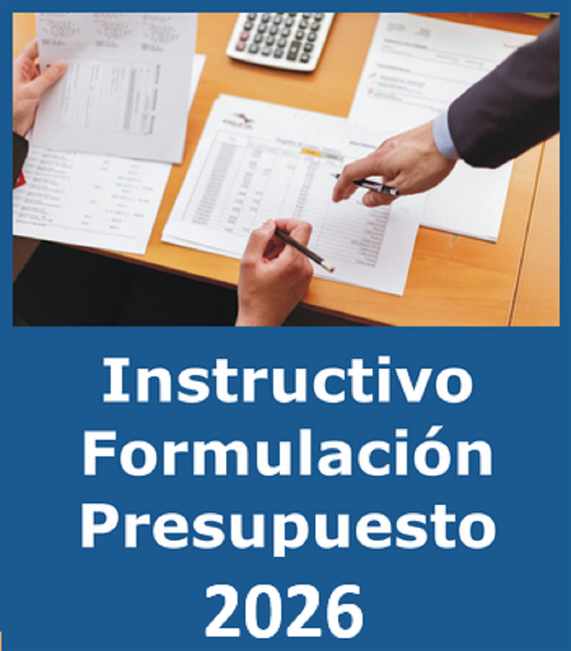 Instructivo Formulación Presupuestaria 2026